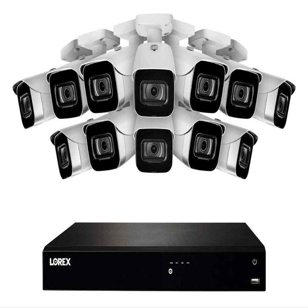 16-Channel Fusion NVR System with 4K (8MP) IP Cameras 12 / White