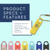 Shes BirdieThe Original Personal Safety Alarm for Women by WomenLoud Siren, Strobe Light and Key Chain in a Variety of Colors (Lemon) view 3