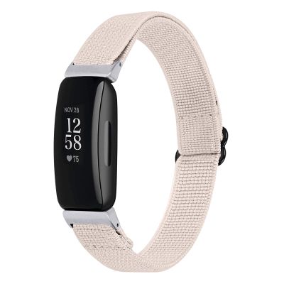 Jennyfly Knit Bands for Fitbit Inspire 2, Women Lightweight Soft Elastic Knit Adjustable 5.3-8.3 inch Breathable Sport Strap Replacement Wristband Compatible with Fitbit Inspire 2