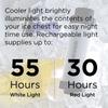 HEXNUB Cooler Box Light, Waterproof, Rechargeable LED Light Compatible with YETI, RTIC, ORCA, Ninja, Igloo, Coleman Ice Chest, Magnetic Base, Great for Outdoor Events, Camping Fishing Hunting Boating view 4