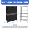 Wire Shelf Cover 48x18x72 Heavy Duty 600D Waterproof Zipper Metal Rack view 2