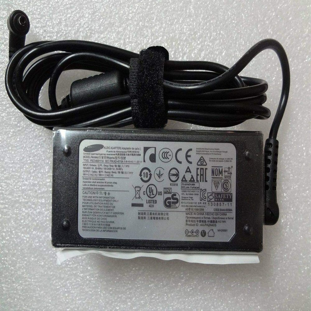 19V 2.1A 40W AC Adapter Charger Compatible for Samsung ATIV 5 7 NP540U4E NP740U3E