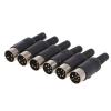 TopHomer 1 Pc Computer Keyboard DIN Plug Socket Connector/Panel Mount Receptacles Socket (Optional) Male/Female, Female Panel Mount Receptacles Socket 3/4/5/6/7/8 Pin (Optional) view 1