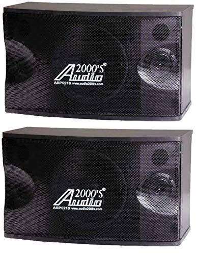 AUDIO 2000'S ASP5210X2 Dual-Pack 10" 2-Way Loud Speakers (Pair)