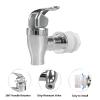 Silver Beverage Dispenser Replacement Spigot, Push Style Spigot for Beverage Dispenser Carafe, Water Dispenser Replacement Faucet (2 PACK) view 3