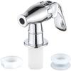 Silver Beverage Dispenser Replacement Spigot, Push Style Spigot for Beverage Dispenser Carafe, Water Dispenser Replacement Faucet By VitaLifePower(4 PACK) view 2