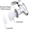 Silver Beverage Dispenser Replacement Spigot, Push Style Spigot for Beverage Dispenser Carafe, Water Dispenser Replacement Faucet By VitaLifePower(4 PACK) view 3