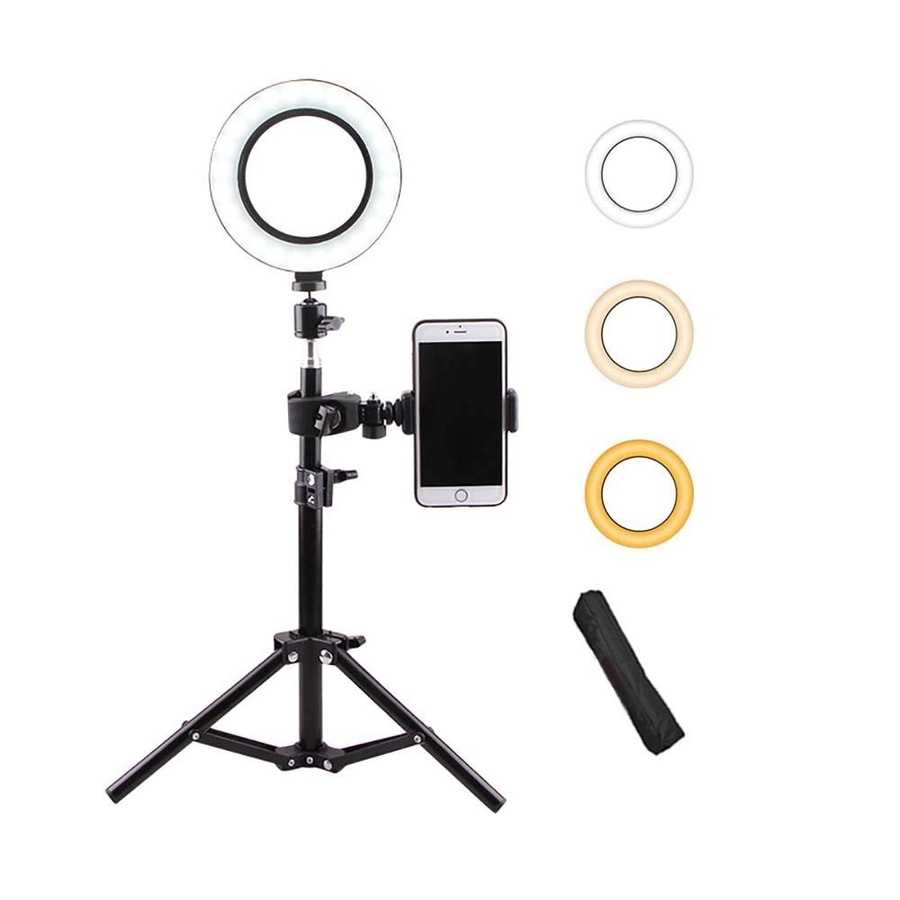 10" Circle Light LED Ring Light with Stand and Phone Holder for YouTube Video Live Dimmable Selfie Ring Light with 3 Light Modes 10 Brightness Level-10 inch 2
