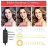 10" Circle Light LED Ring Light with Stand and Phone Holder for YouTube Video Live Dimmable Selfie Ring Light with 3 Light Modes 10 Brightness Level-10 inch 2 view 2