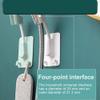 360 Shower Head Holder Adjustable Self-Adhesive Showerhead Bracket Wall Mount with 2 Hooks Stand SPA Bathroom Universal ABS 1pc view 3