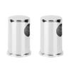 2Pcs Silver ABS Electroplating Shower Lifting Rail Bracket Base Bathroom Accessories Shower Base Shower Lift Foot Flat Cover view 1