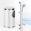 2Pcs Silver ABS Electroplating Shower Lifting Rail Bracket Base Bathroom Accessories Shower Base Shower Lift Foot Flat Cover view 3