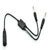 Low Impedance to High Impedance General Aviation GA Headset Adapter, Military to Civilian GA Headset Adapter view 1