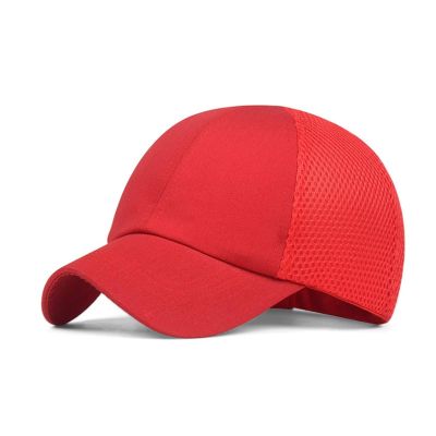 JBIVWW KJACR Work Safety Protective Bump Cap Hard Inner Shell Mesh Baseball Hat Style for Work Factory Shop Carrying Head Protection (Color : Red)