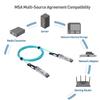 Chuangsuton 40G QSFP+ AOC Cable | Compatible with Arista AOC-Q-Q-40G-1M 40GBASE QSFP+ to QSFP+ Active Optical Cable (1M/3.3ft) view 4