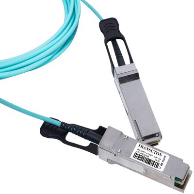 Chuangsuton 40G QSFP+ AOC Cable | Compatible with Brocade 40G-QSFP-QSFP-AOC-1001 40GBASE QSFP+ to QSFP+ Active Optical Cable (10M/33ft)