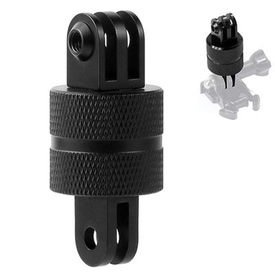 360 Degree Rotation Tripod Mount Adapter, Aluminum 1/4 inch 20 Camera Mount Adapter Compatible with GoPro 13/12 Black,Hero10/ 9/8/ 7/6/ 5/ Series,DJI, XiaoYi and Other Standard 1/4 Accessories