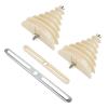Heayzoki Coil Wire Winding Mold,Beige Electrical Machine Plastic Single Phase 6 Layers Coil Wire Winding Mold,Beige Winding Mould for The Motor's Repairing and Maintenance Work view 1