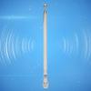 6 Sections Telescopic Antenna, FM Antenna Portable Radio Antenna, SMA Male Connector for Audio Vedio Home Theater TV Tuner, etc view 4