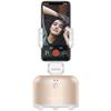 360 Rotation auto Live Video Shooting Tracking Object Mini Smartphone vlog Selfie Stick Phone Tripod Stand Black (Black) view 1