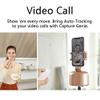 360 Rotation auto Live Video Shooting Tracking Object Mini Smartphone vlog Selfie Stick Phone Tripod Stand Black (Black) view 2