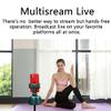 360 Rotation auto Live Video Shooting Tracking Object Mini Smartphone vlog Selfie Stick Phone Tripod Stand Black (Black) view 4