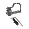 BGNing CNC Aluminum Camera Cage Compatible with EOS M50 M5 SLR Protective Cover Case with Strap Cold Shoe Mount 1/4" 3/8" ARRI-Standard Hole (with Cable Clip) view 1