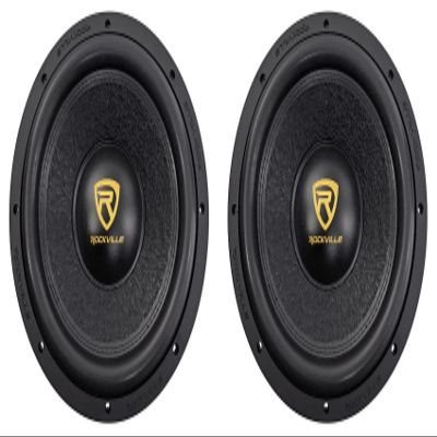 Rockville (2) W12K9D2 V3 12" K9 V3 4000w Peak/1000w RMS Car Subwoofer DVC 2-Ohm Sub