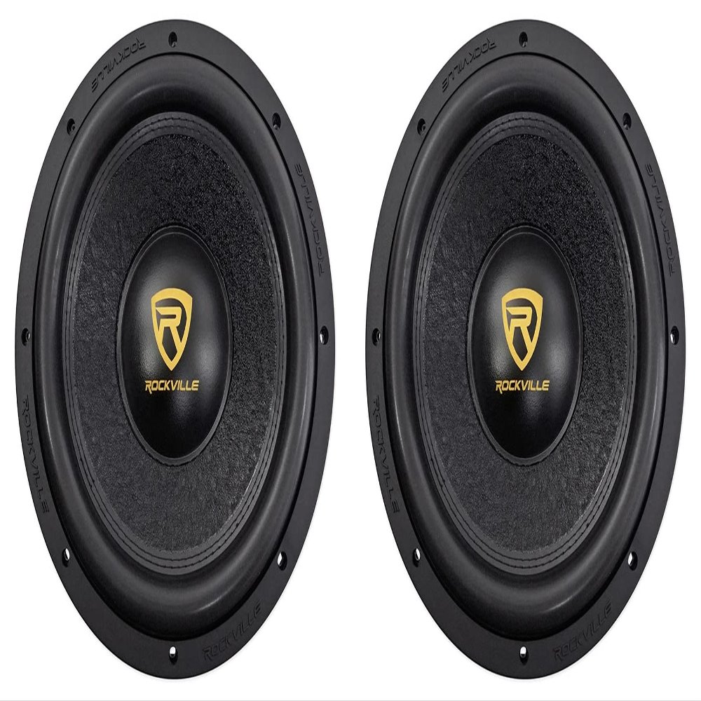 Rockville (2) W12K9D2 V3 12" K9 V3 4000w Peak/1000w RMS Car Subwoofer DVC 2-Ohm Sub