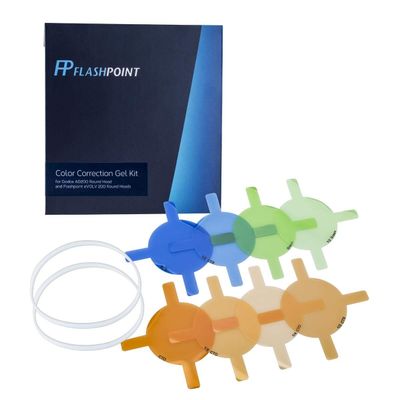 Flashpoint Color Correction Gel Kit Compatible with Godox AD100Pro, AD200Pro, AD200 Round Heads and Flashpoint XPLOR 100 Pro, eVOLV 200, eVOLV 200Pro Round Heads