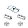 BGNing Light Plastic Handheld Gimbal Adapter Switch Mount Plate Kit Compatible for Gopro Hero 9/8/7/6/5 with M3 1/4" Counterweight (One Set) view 2
