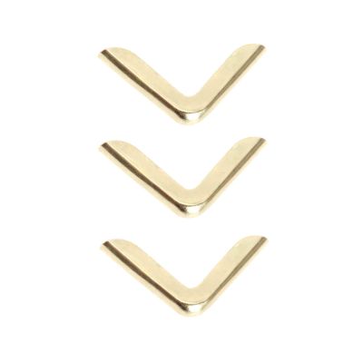100Pcs Golden Decorative Metal Corner Brackets for Books Scrapbooking Photo Albums Menus Corner Protectors Crafts DUO ER (Color : B)