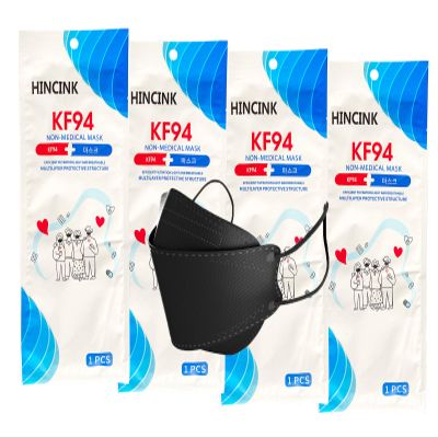 KF94 Face Mask 20 Pack, Individually Wrapped, 4-Layer Disposable Mask
