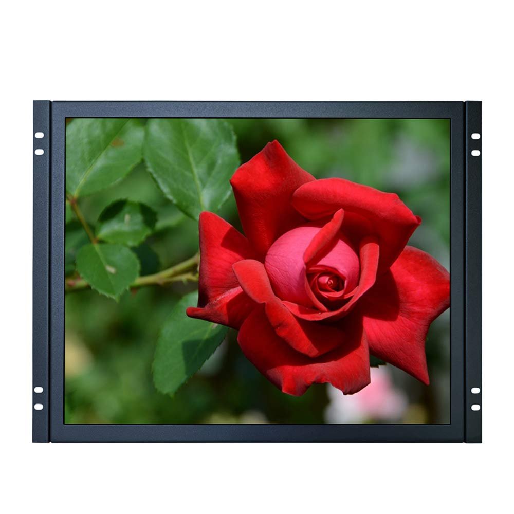 iChawk 17" inch Display 1280x1024 4:3 RCA BNC HDMI-in VGA Metal Shell Embedded Open Frame Wall-Mounted Built-in Speaker Remote Control PC Monitor LCD Screen USB Port U-Disk Video Player, K170MN-59