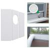 Forestchill Portable Air Conditioner Window Seal Plates Kit for 5" Diameter Exhaust Hose, Universal AC Vent Kit for Sliding Windows and Hung Windows, Adjustable Length Sealing Panels for Mobile A/C view 1