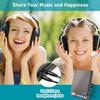 CD Player Portable, MONODEAL Portable Rechargeable Player with Dual Headphones Jack, Small Anti-Skip CD Player for Car/Travel/Home, Personal CD Player for Home(Dark Brown) view 3
