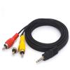 AILTECK 3.5mm to RCA Camcorder AV Audio Video Output Cable, 3 RCA to 3.5mm AV Input Cord Replacement for Sony TV 5FT view 2
