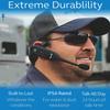 BlueParrott C400-XT Voice-Controlled Bluetooth Headset - Industry Leading Sound with Long Wireless Range, Noise-Cancelling - Compatible with iOS and Android (Black) Bundle with Blucoil Carrying Case view 3