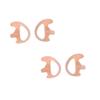 Arrowmax 2 Pack AC-HAEI-LP Pair of Replacement Earmold Earbud One Pair for Two-Way Radio Audio Clear Coil (L Size) view 1