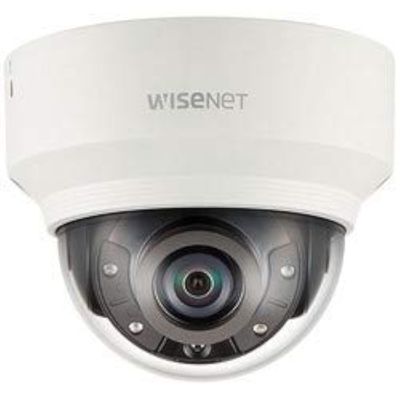 Hanwha Techwin XND-8030R 5MP IR WDR PoE Network Dome Camera with 4.6 mm Fixed Lens, RJ45 Connection.