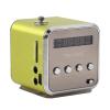 Mini Speaker,Support Memory Card and U Disk,Music Player,Portable FM Radio Stereo,PC Fashion(Green) view 1