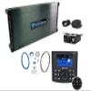 Rockville RGHR45 4 Zone Marine Receiver w/Bluetooth Bundle DBM65 6-Channe Amplifier RMWK4 Waterproof Marine Amplifier/Amp Install Wire Kit MRCA25 Cable (4 Items) view 1