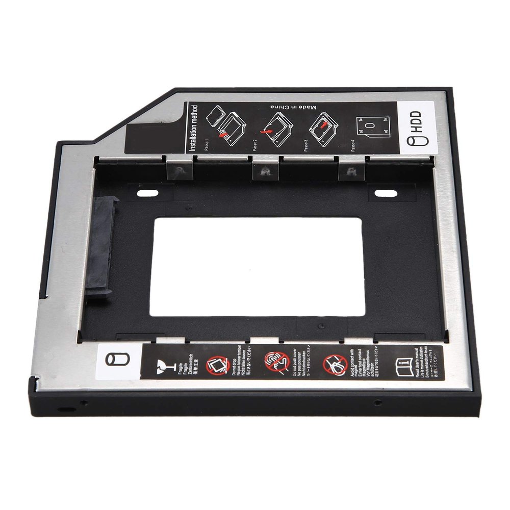 RETYLY Universal Sata 2Nd HDD Ssd Hard Drive 9.5Mm for Cd/DVD- Optical for HDD Sataii Bracket