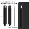 2 Pack Pencil Holder for Apple Pencil 1st 2nd Generation, YUOROS Adhesive Pencil Sleeve for iPad iPad 9th/8th Gen, Tablet Stylus Surface Pen (Black, Black) view 3