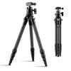 SIRUI Carbon Fiber Travel Tripod - Lightweight Only 0.93kgCompact Tripod with 360 Panorama Ball Head Quick Release Plate, Max Height 50.2", Max Load 6kg for Camera, DSLR view 1