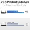 AX1800 WiFi 6 Router-Smart Wireless Router, Dual-Band WiFi Router, 802.11ax,Speed Up to 1800Mbps, Gaming&Streaming, Beamforming Technology, OFDMA & MU-MIMO Support 20+ Devices, Larger Coverage view 3