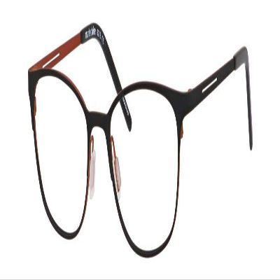 marie claire MC6216 Square Blue Light Filtering Readers Black/Orange 51mm +4.00