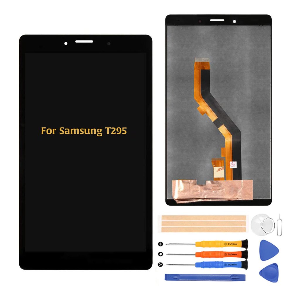 A-MIND for Samsung Galaxy Tab A 8.0 2019 T295 4G LTE SM-T295 (Not for T290) LCD Display Touch Screen Assembly Replacement Parts, Front Panel & LCD Screen Repair,with Free Tool Set (Black)