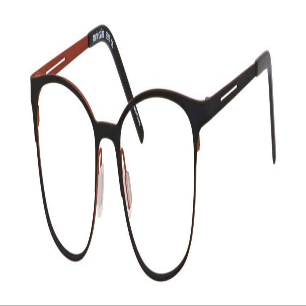 marie claire MC6216 Square Blue Light Filtering Readers Black/Orange 51mm +1.00