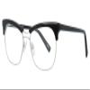 Marie Claire MC6251 Silver Black Blue Light Filtering Reading Glasses 53mm +2.50 view 1